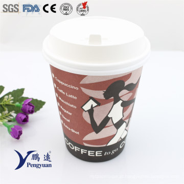 360ml Super Premium parede dupla isolados papel Cup
